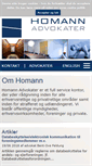 Mobile Screenshot of homannlaw.dk